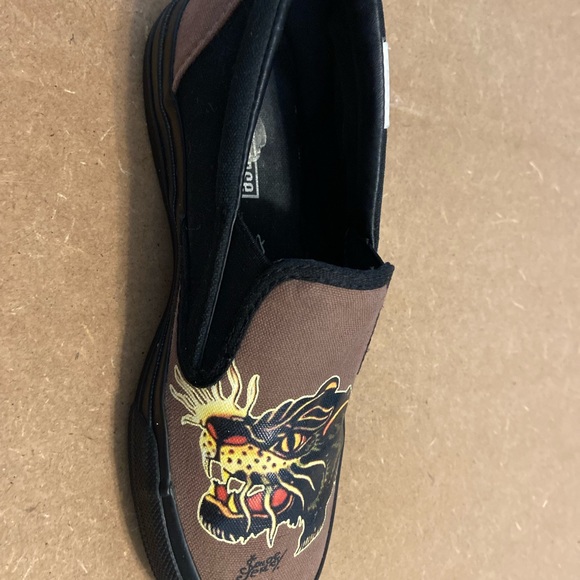 Vintage 2003 Mens Size 6 Women’s 7.5 Sailor Jerry Slip On Converse Shoes - Picture 5 of 12